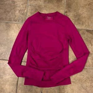 Athleta, running or athleisure top. Fuchsia colored. Extra small.